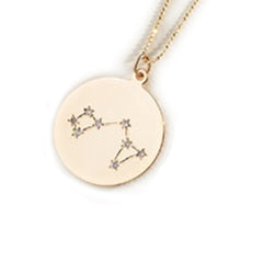 Zodiac Constellation Collection: Sagittarius 14K Gold & Diamond Pendant Necklace