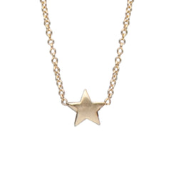 14K Gold XS Triple Star Necklace