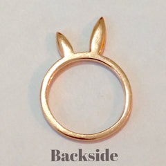 14K Gold Bunny Ring